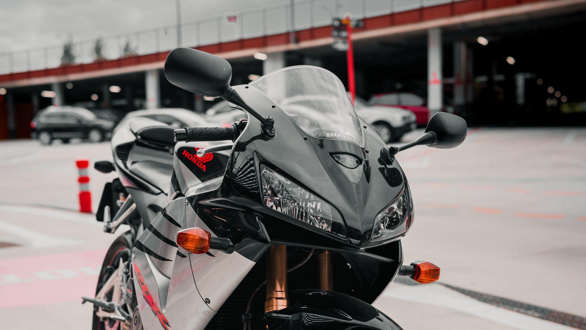 1920x1080 Download wallpaper 1920x1080 honda, motorcycle, front view, headlight, bike full hd, hdtv, fhd, 1080p HD background