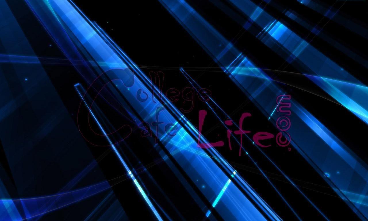 1280x770 Blue Tech Abstract Wallpaper 4K Black .