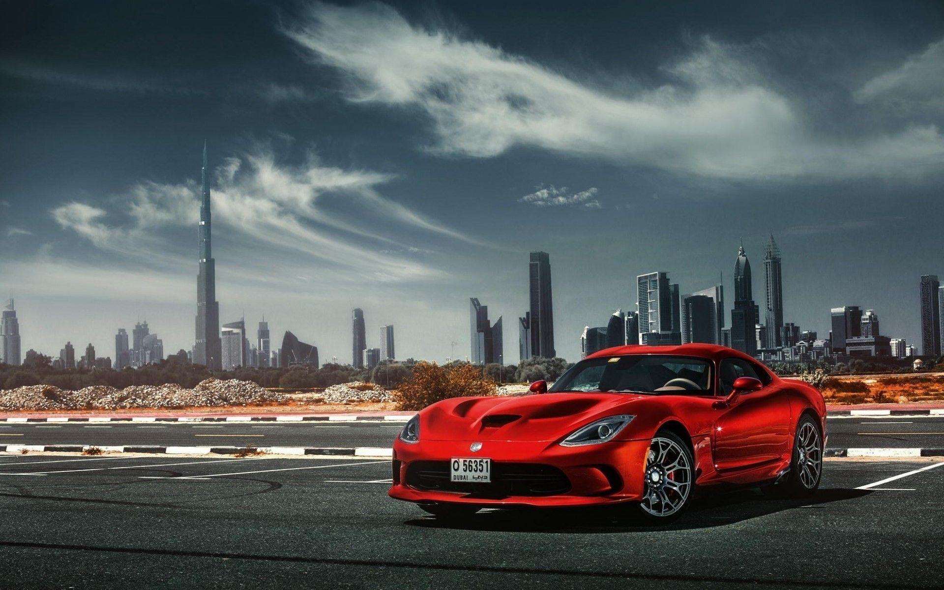 1920x1200 Dodge Viper SRT Red Car HD Wallpaper HD Wallpaper