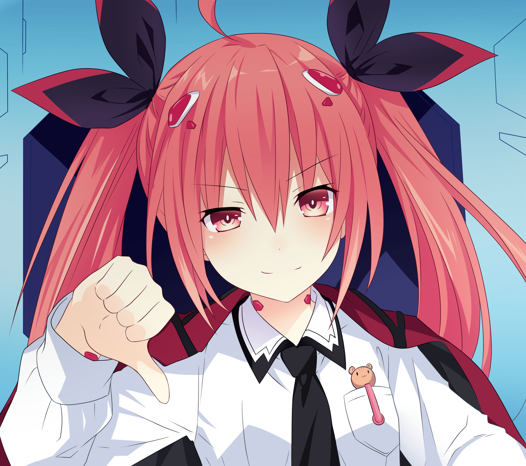 2031x1800 Anime Anime Girls Date A Live Long Hair Redhead Red Eyes Itsuka Kotori Wallpaper:2031x1800