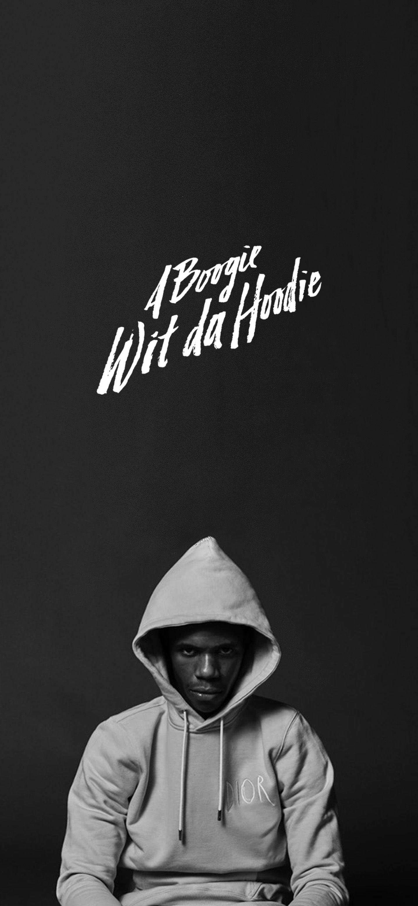 1436x3113 A Boogie Wit Da Hoodie Wallpaper. Boogie wit da hoodie, Rap artists, Black and white picture wall