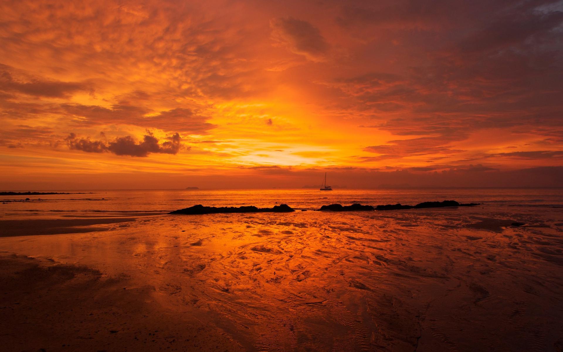 1920x1200 HD Orange Wallpaper