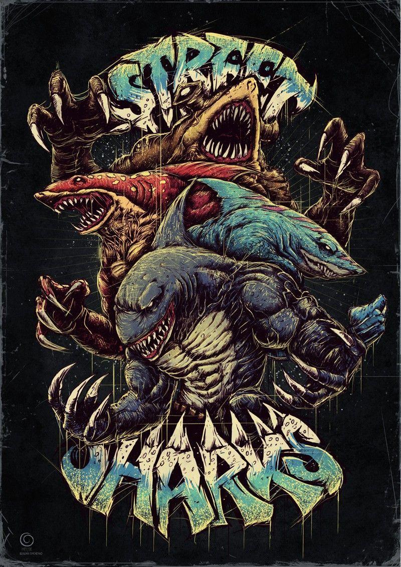 800x1131 stuff i like. Shark art, Cartoon art, Badass drawings
