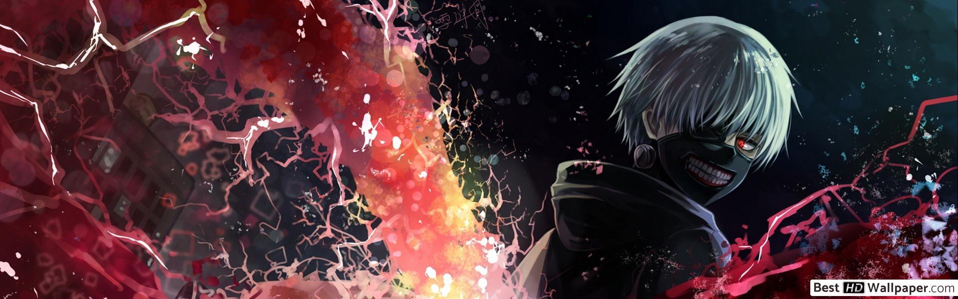 1920x600 Anime Tokyo Ghoul HD wallpaper download