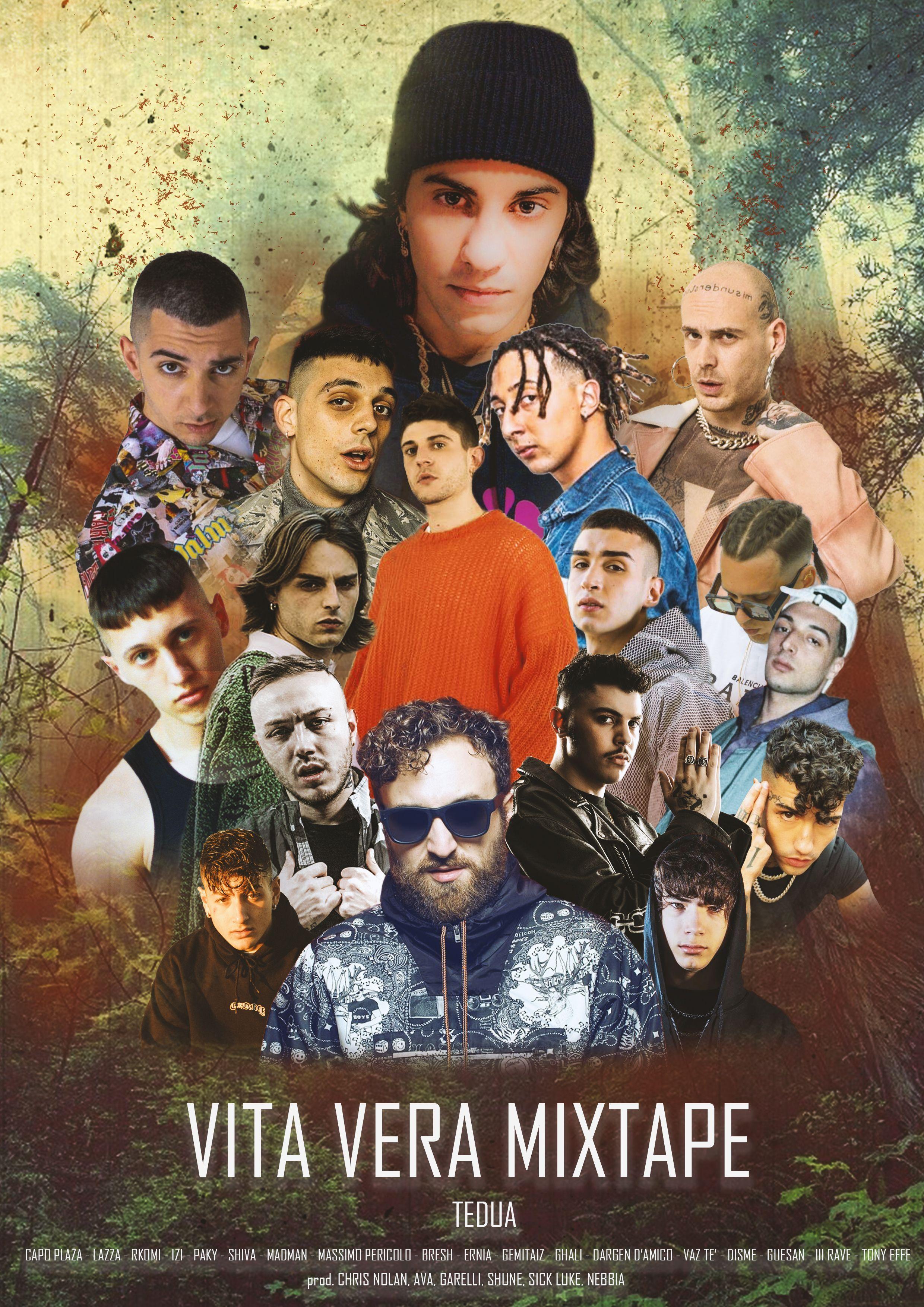 2480x3508 VITA VERA MIXTAPE la Divina Commedia. Mixtape, Manno, Rapper
