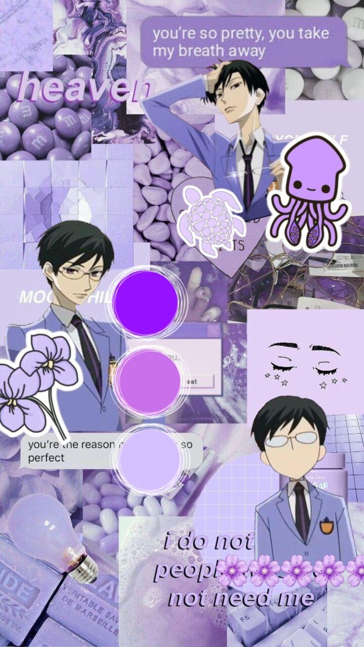 750x1333 Kyoya wallpaper. Ouran high school host club funny, Host club anime, Ouran host club