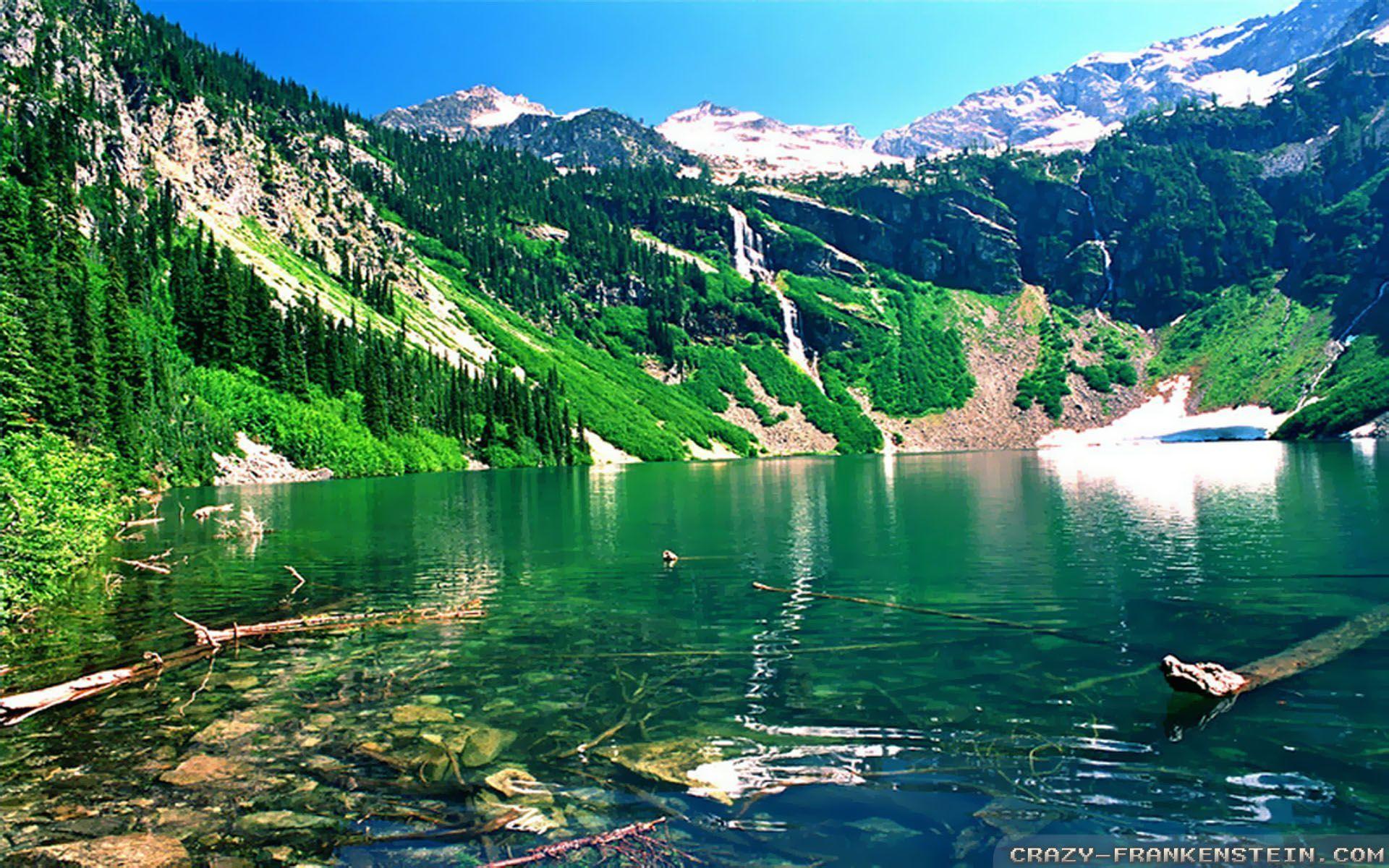 1920x1200 Spring Lakes Wallpaper