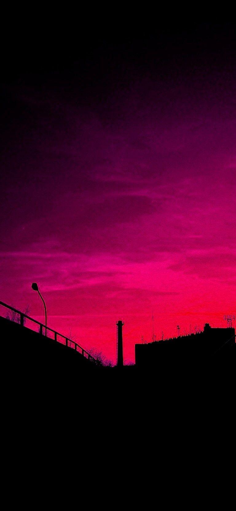 768x1664 Afterglow Amoled HD Wallpaper for Xiaomi Mi Note 10 ⋆ Traxzee