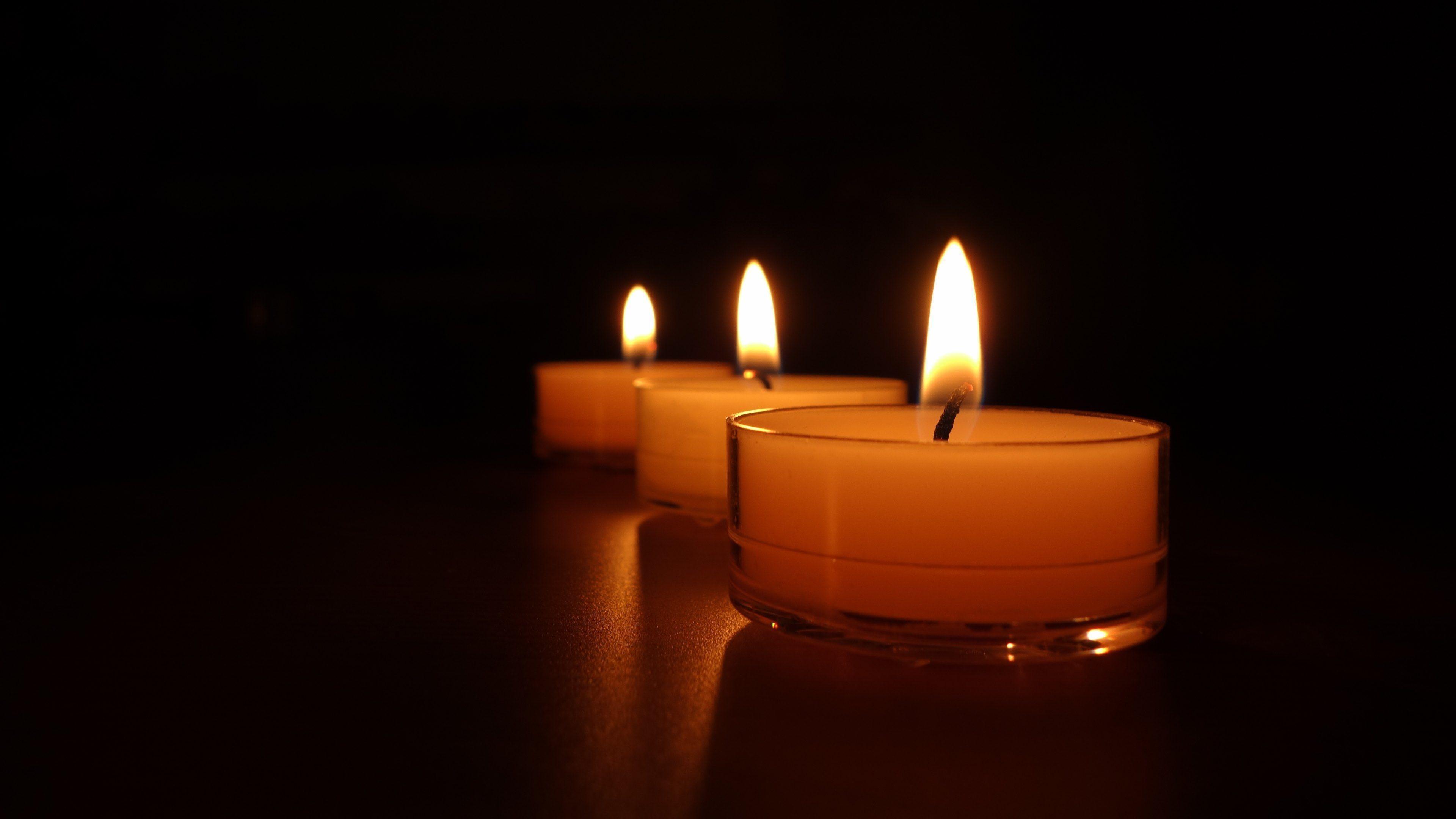3840x2160 Candles Wallpaper
