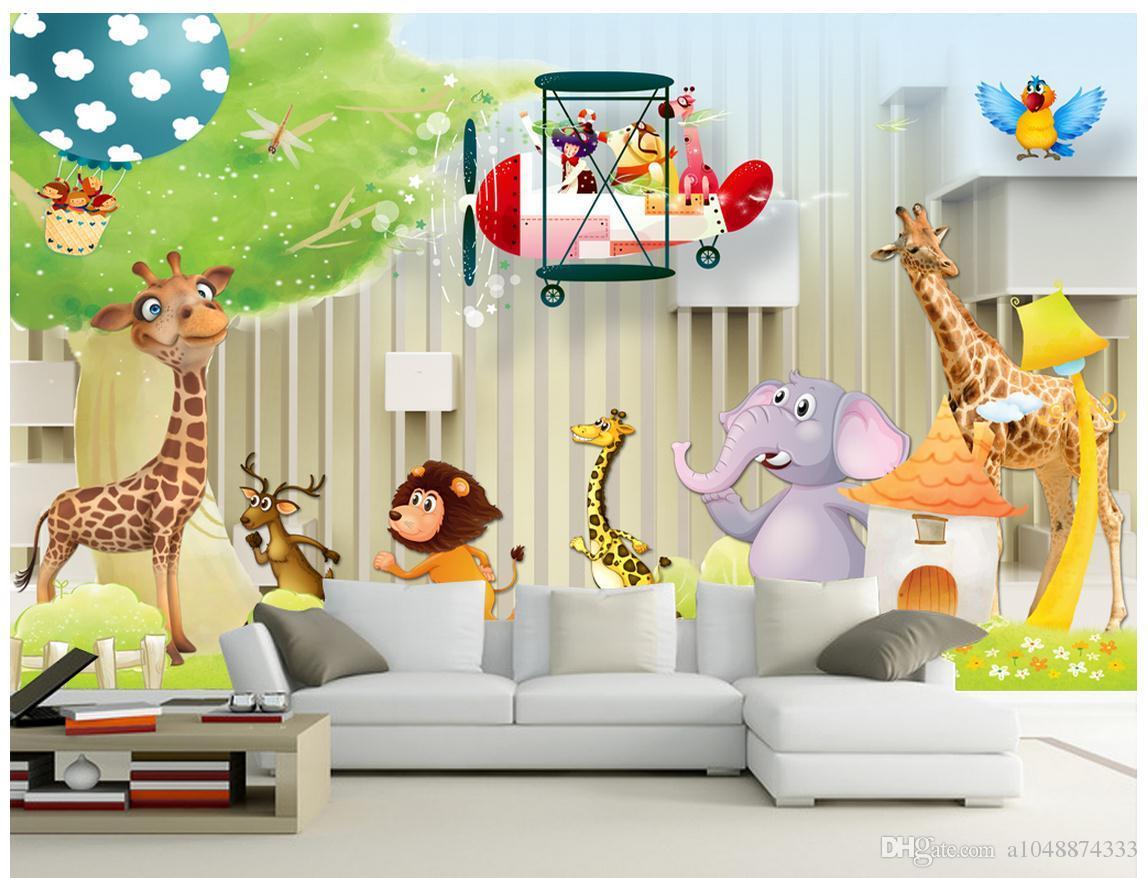 1148x878 Custom Modern Minimalist Mural Photo Wallpaper 3D Cartoon Animal