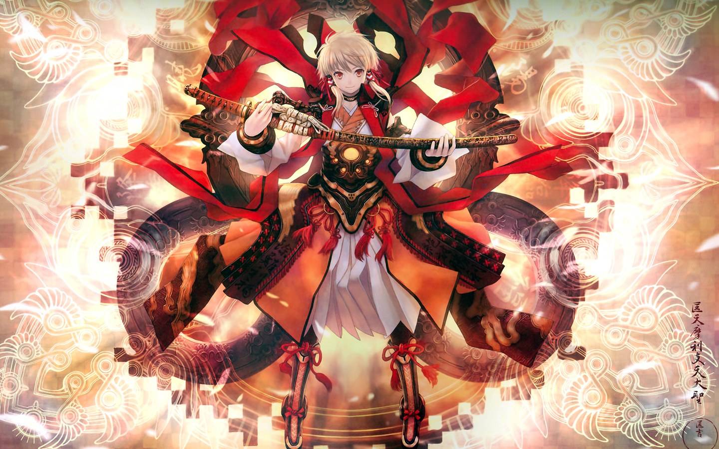 1440x900 Anime Samurai Wallpaper