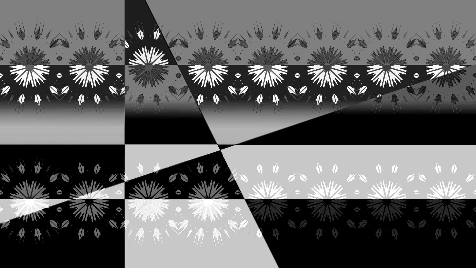1920x1080 Black Ash White Digital Pattern Art HD Abstract Wallpaper