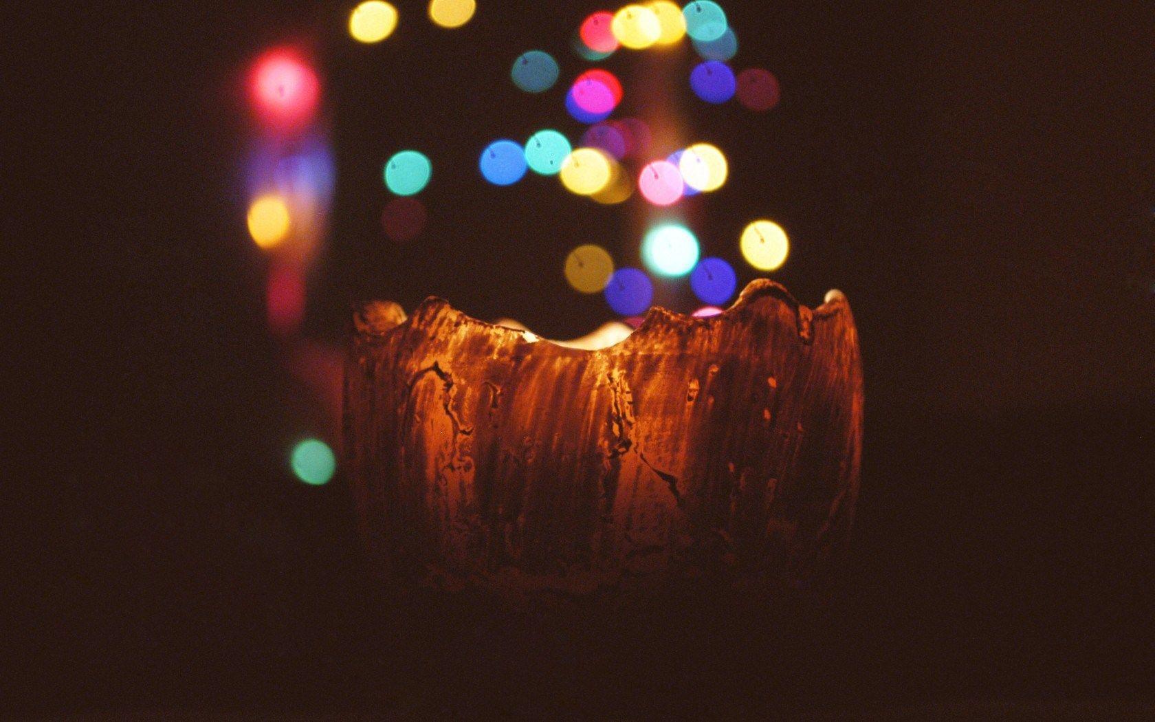 1680x1050 Candle Lights Bokeh