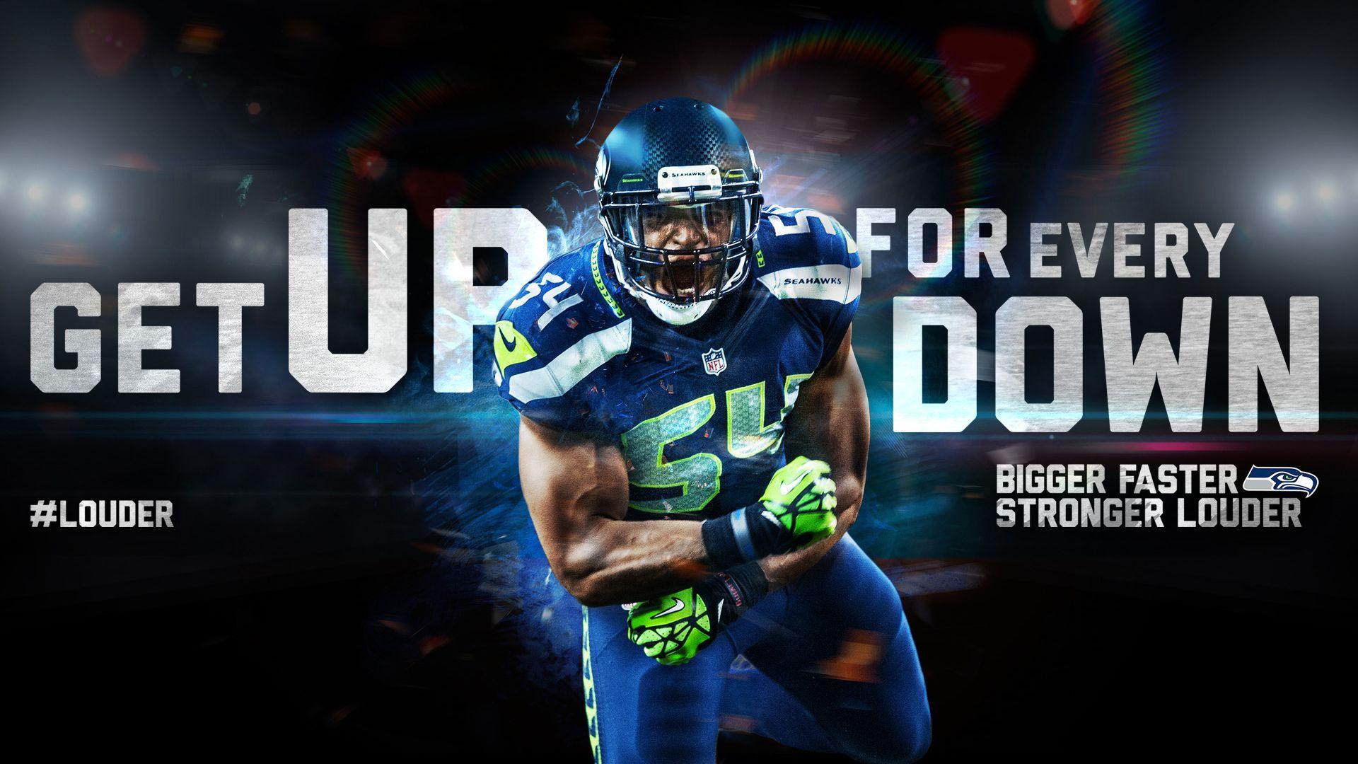 1920x1080 Seattle Seahawks Bigger Faster Stronger Louder HD Seattle Seahawks Wallpaper