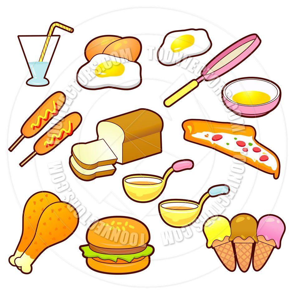940x940 Cartoon Food Wallpaper