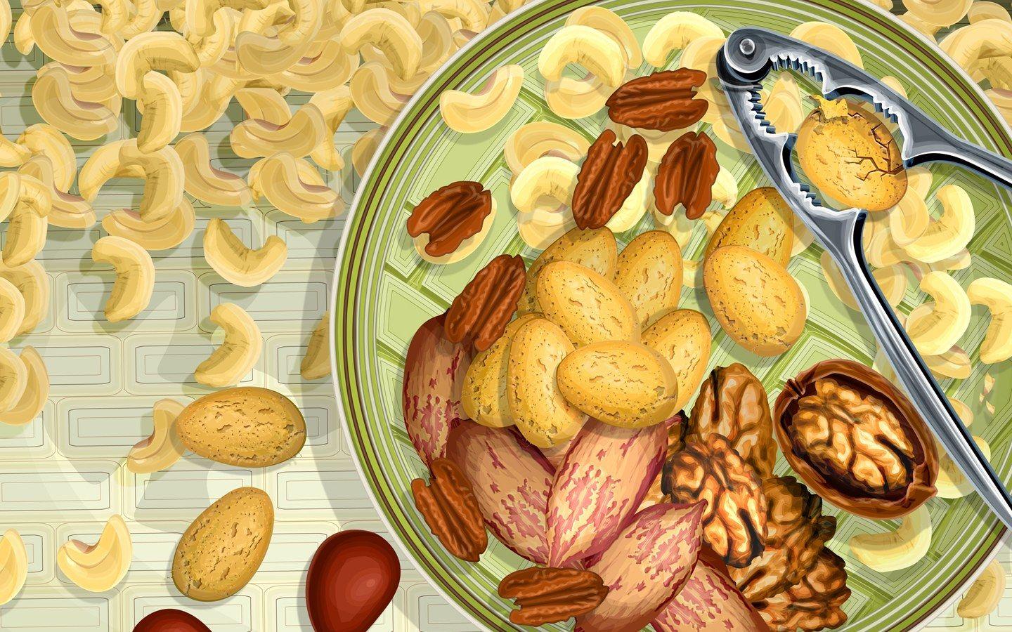 1440x900 Food illustrations : Delicious food, desserts, vegetable and fruits 1440x900 NO.6 Desktop Wallpaper