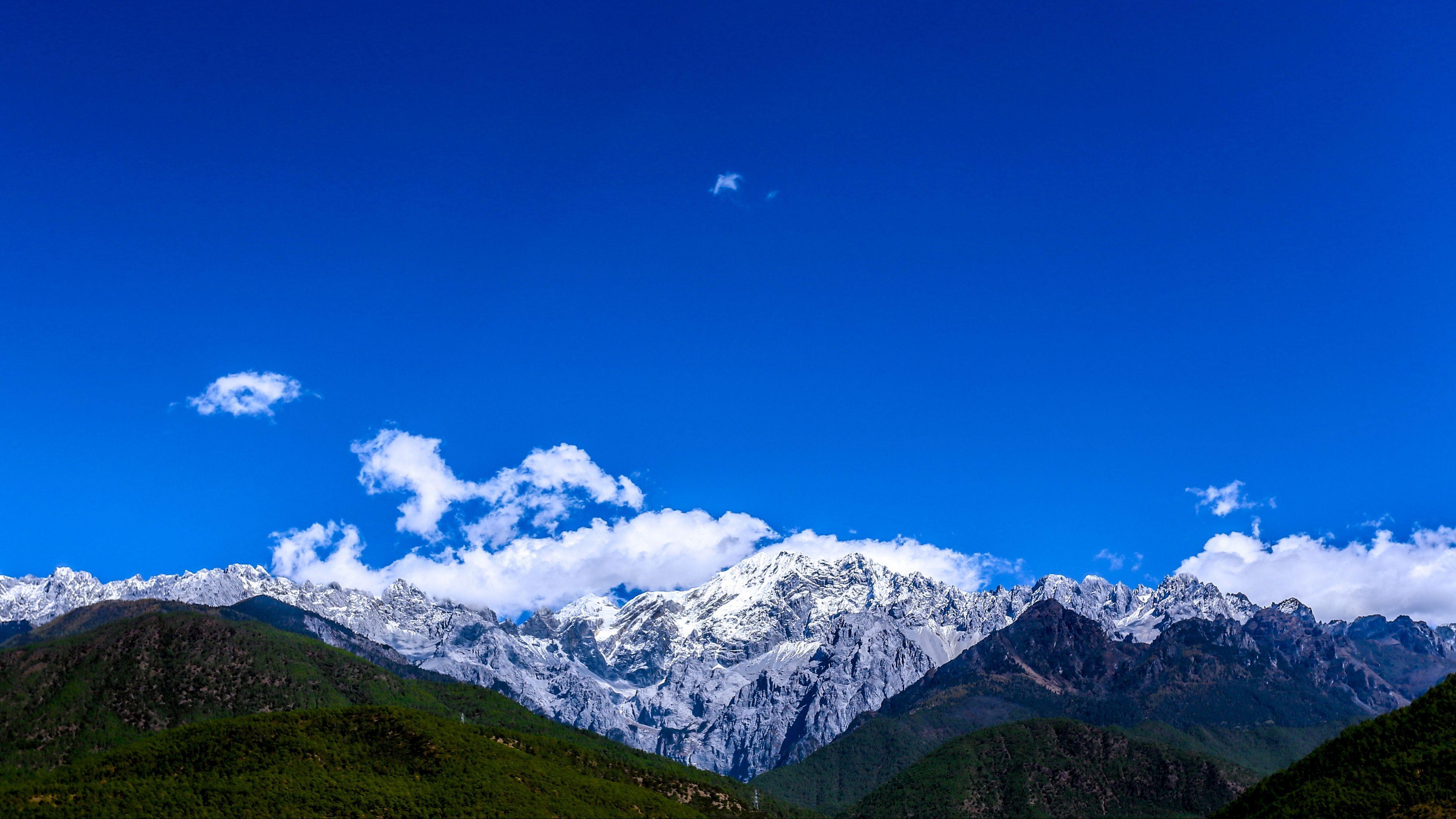 3840x2160 Download wallpaper 3840x2160 yunnan, jade dragon snow mountain