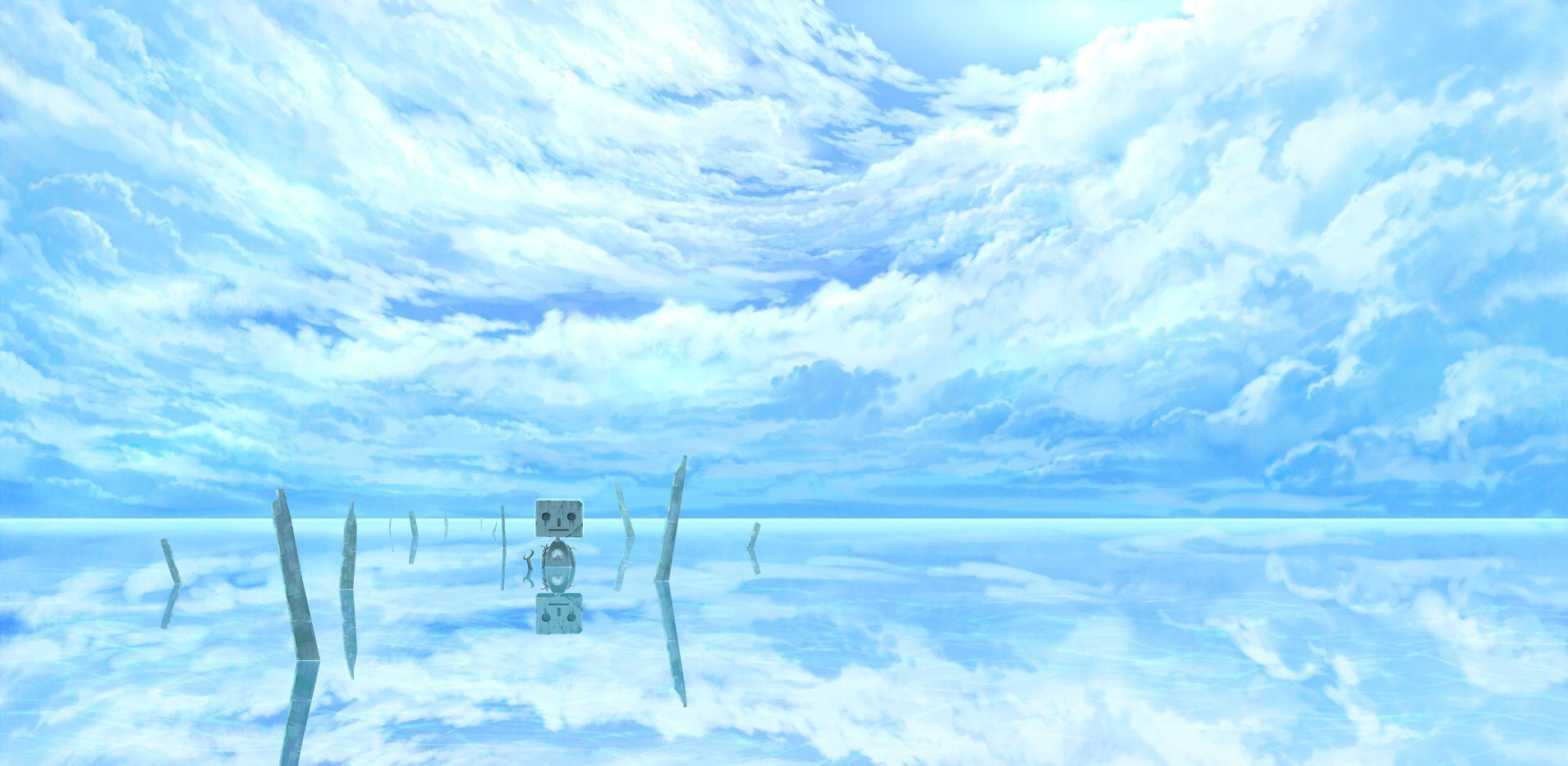 1910x934 Sky Water Anime Wallpaper