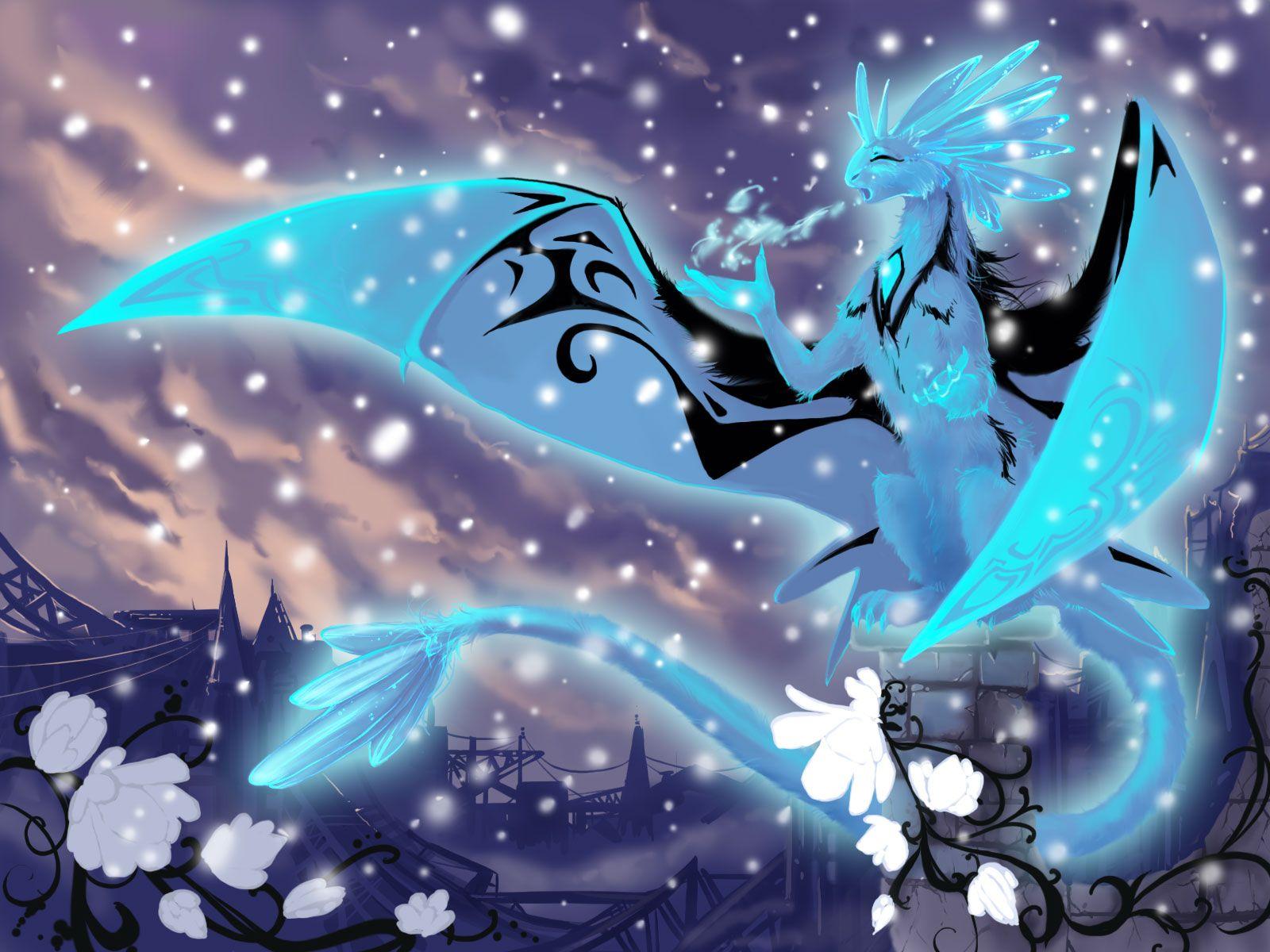 Snow Dragon Wallpapers - Top Free Snow Dragon Backgrounds - WallpaperAccess