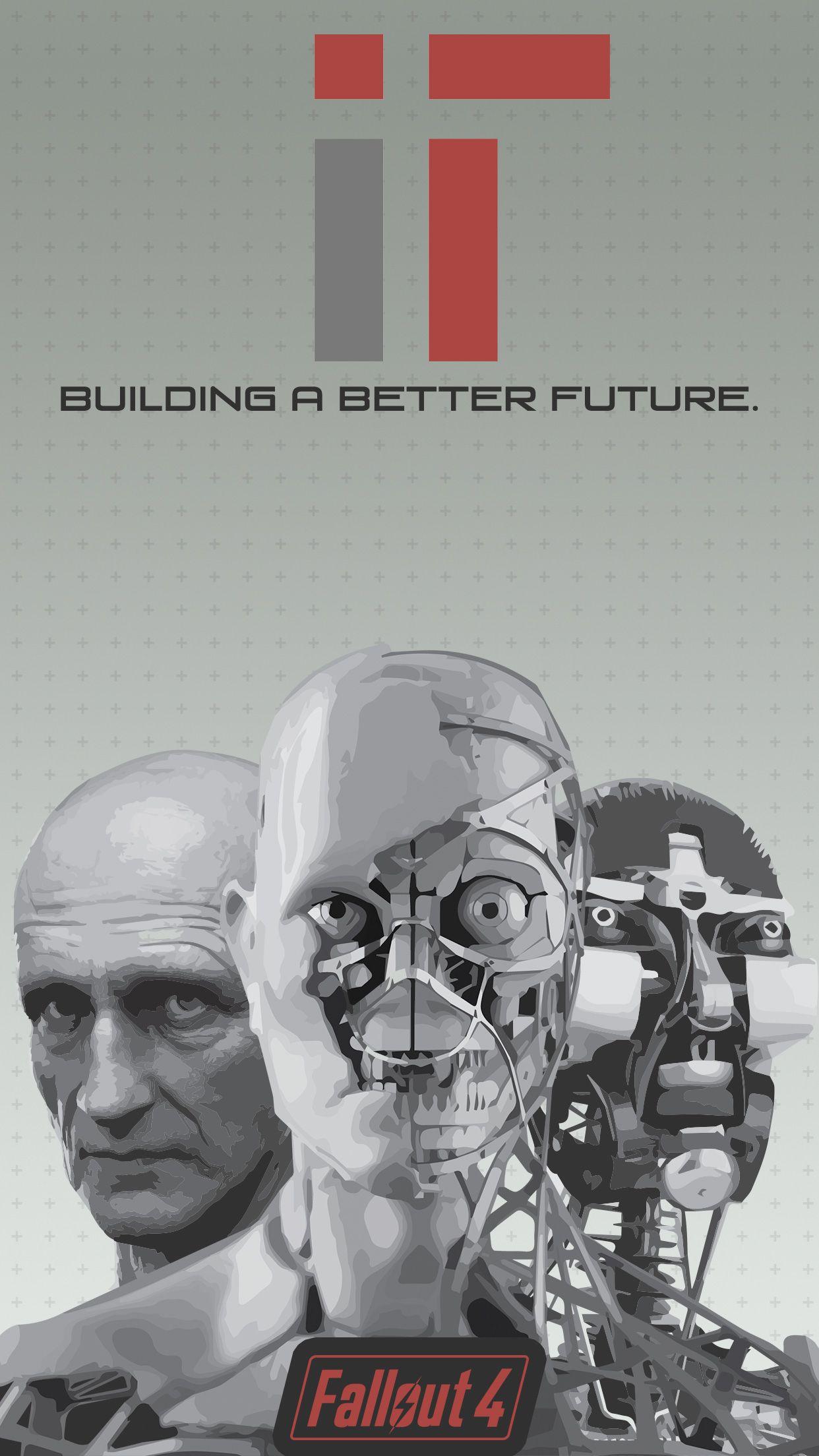 1242x2208 Fallout 4 Institute Wallpaper