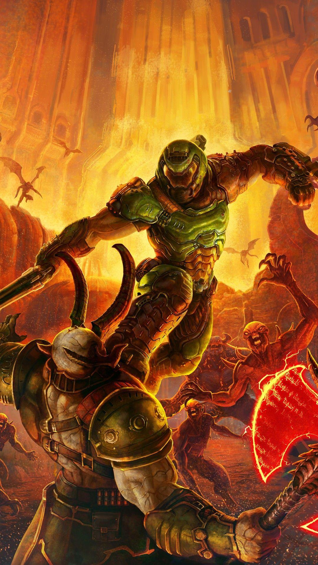 1080x1920 Android Doom Phone WallpaperD Wallpaper. Doom videogame, Doom, Doom 1993