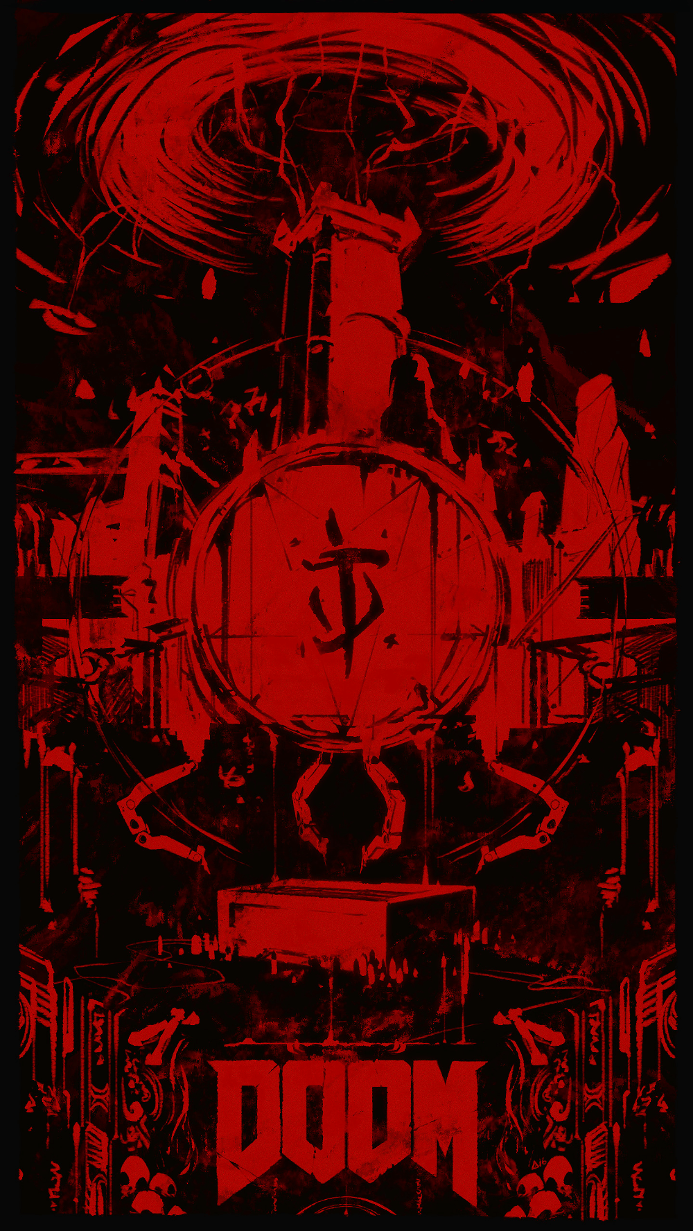 1000x1776 DOOM (2016) Triptych for Noclip, aurahack ✨. Doom Doom videogame, Doom