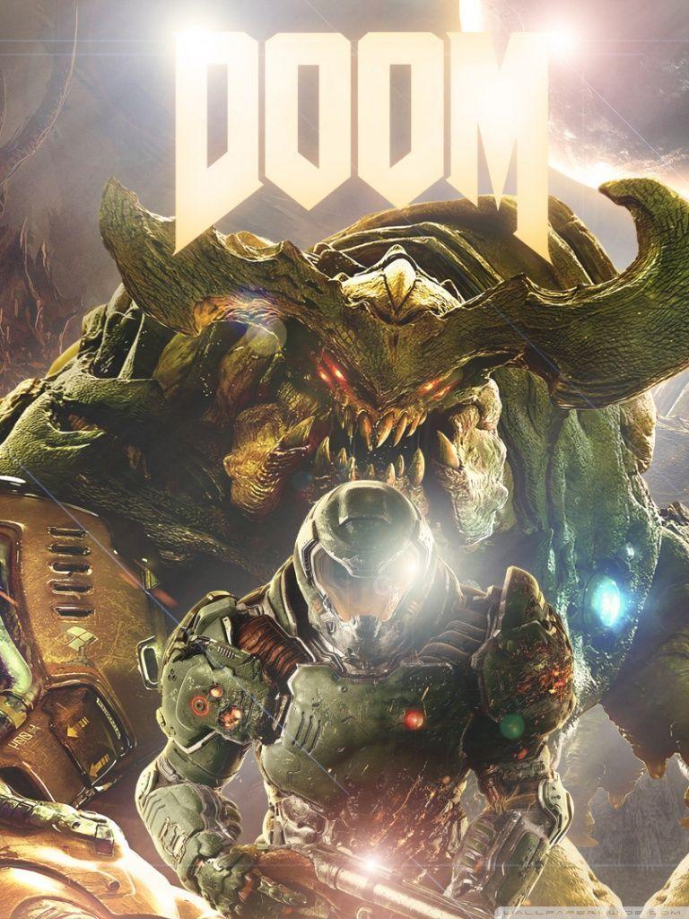 768x1024 Doom 4 Wallpaper