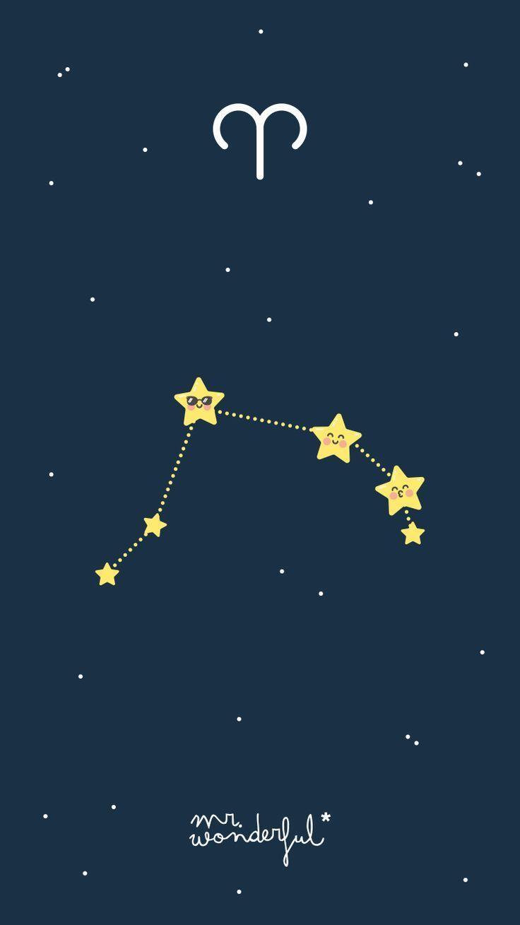 736x1309 mrwonderfulwallpaper #zodiac #aries #starsign Blog - Lambang zodiak, Wallpaper iphone, Wallpaper lucu