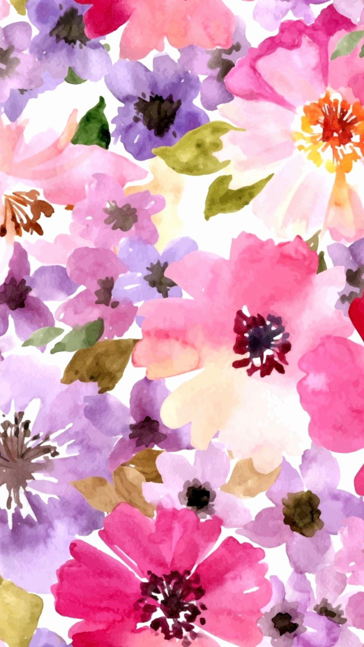Purple Watercolor Floral Wallpapers - Top Free Purple Watercolor Floral Backgrounds