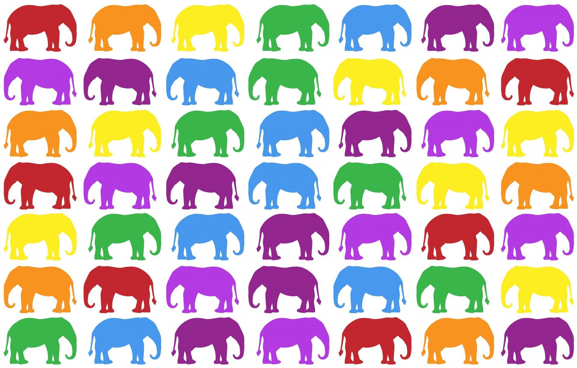 1920x1225 Colorful Elephant Wallpaper Free Domain Picture