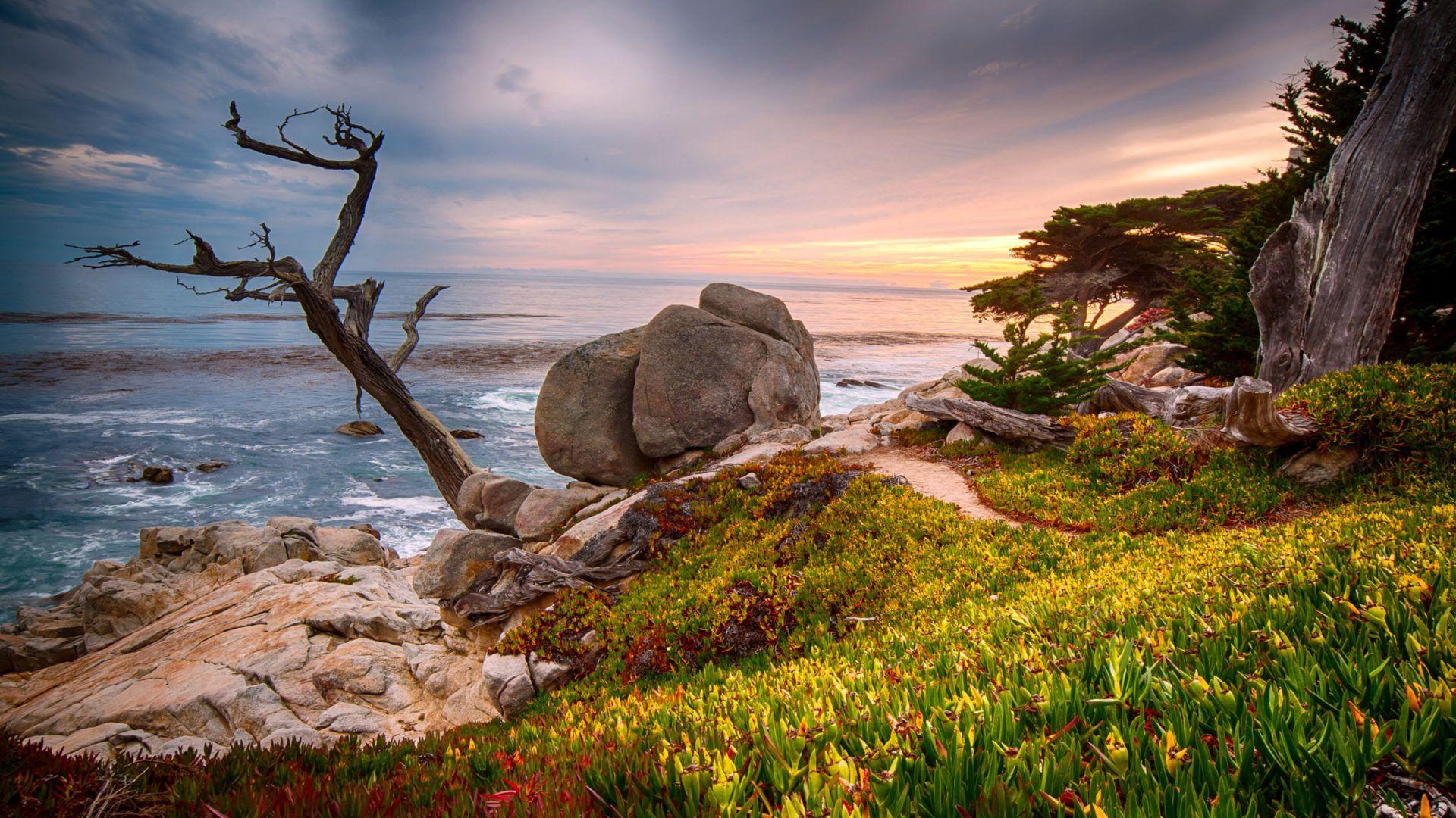 1920x1080 California Usa Coast Near The City Monterey 4k Ultra HD Tv Wallpaper For Desktop Laptop Tablet And Mobile Phones 3840x2400 :