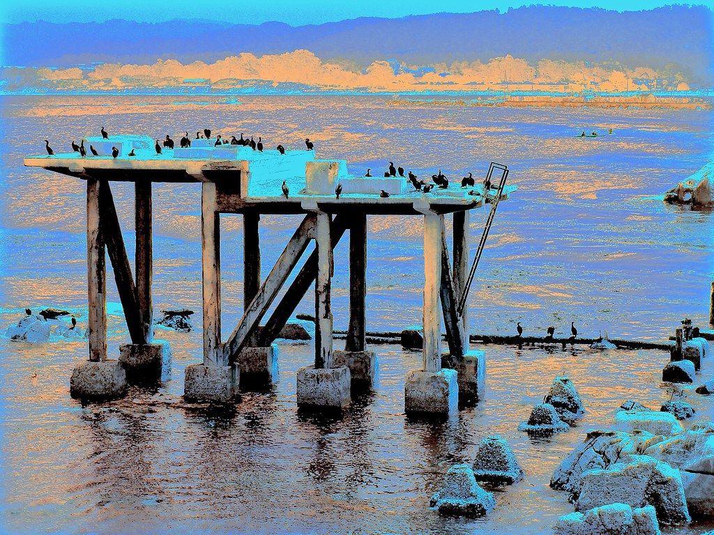 1024x768 Monterey Bay / California. Photo Painting. Glenn Meyer Wallpaper by glenn2meyer #Bay #california #Glenn Outs. Monterey bay california, California photo, Photo
