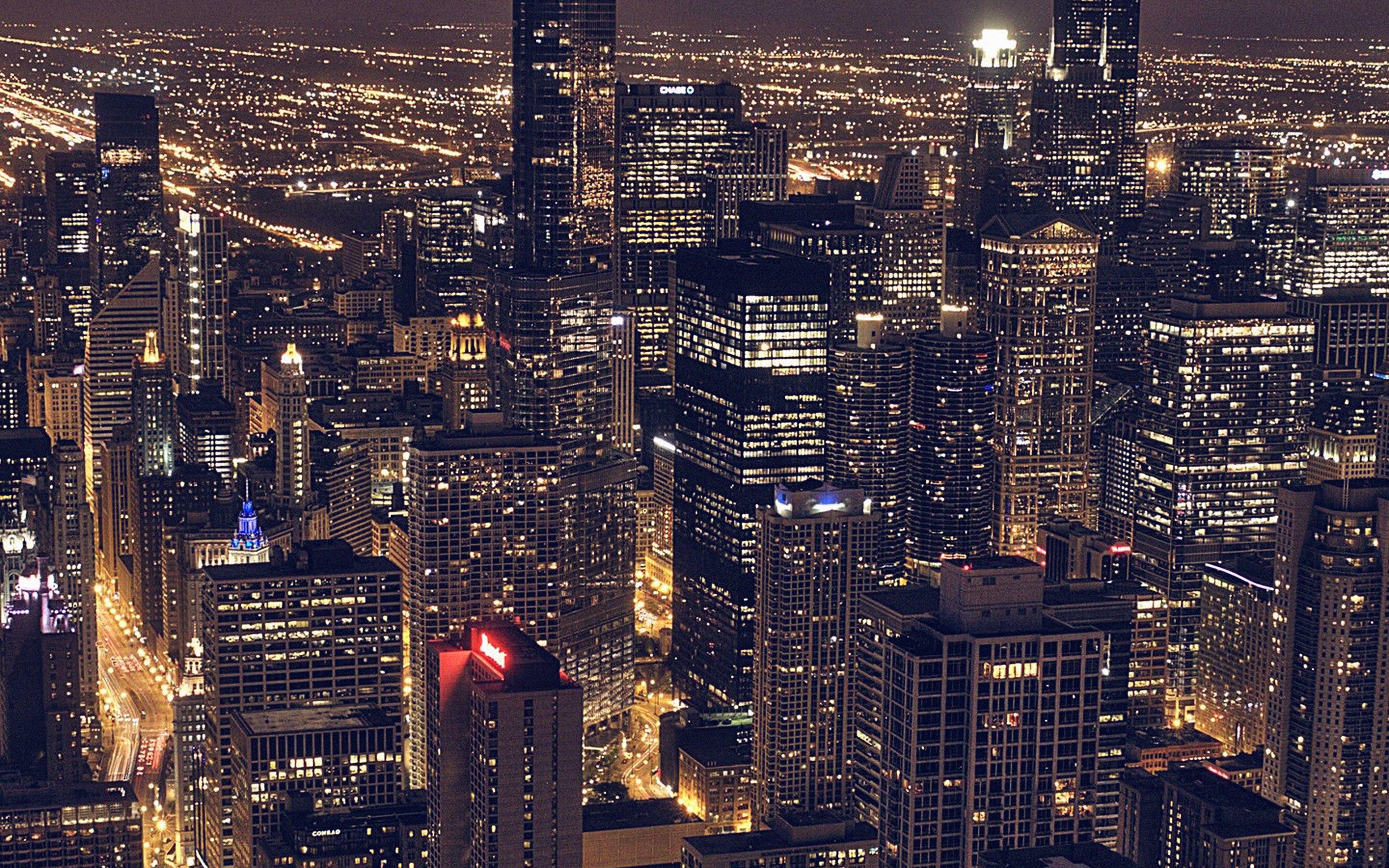 3840x2400 4K City Desktop Background .