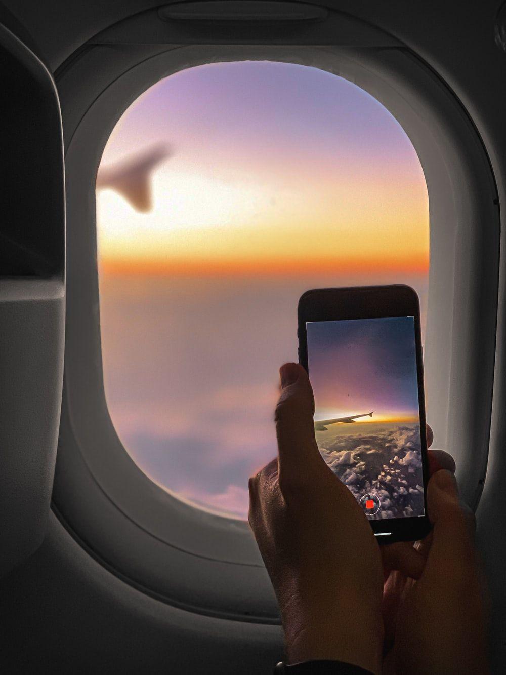 1000x1333 Airplane Sunset Picture. Download Free Image