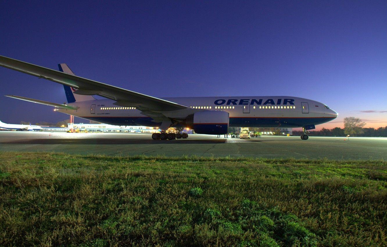 1332x850 Wallpaper The sky, Lights, Sunrise, Night, Airport, Sky, Lights, Night, Sunrise, Airplane, The plane, Passenger, Airport, Boeing wing image for desktop, section авиация