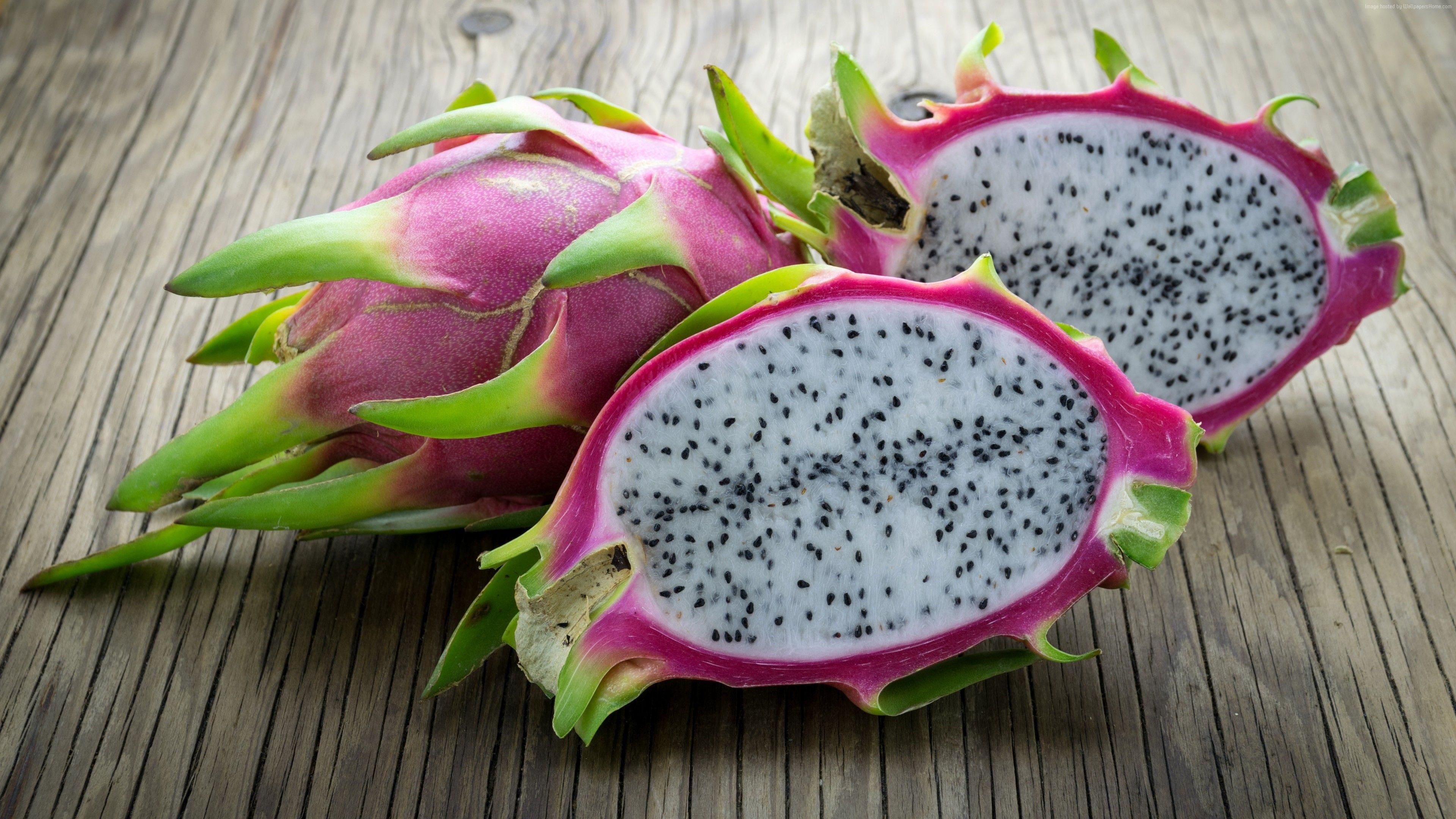 3840x2160 Wallpaper dragon fruit, pitaya, 5k, Food Wallpaper Download Resolution 4K Wallpaper