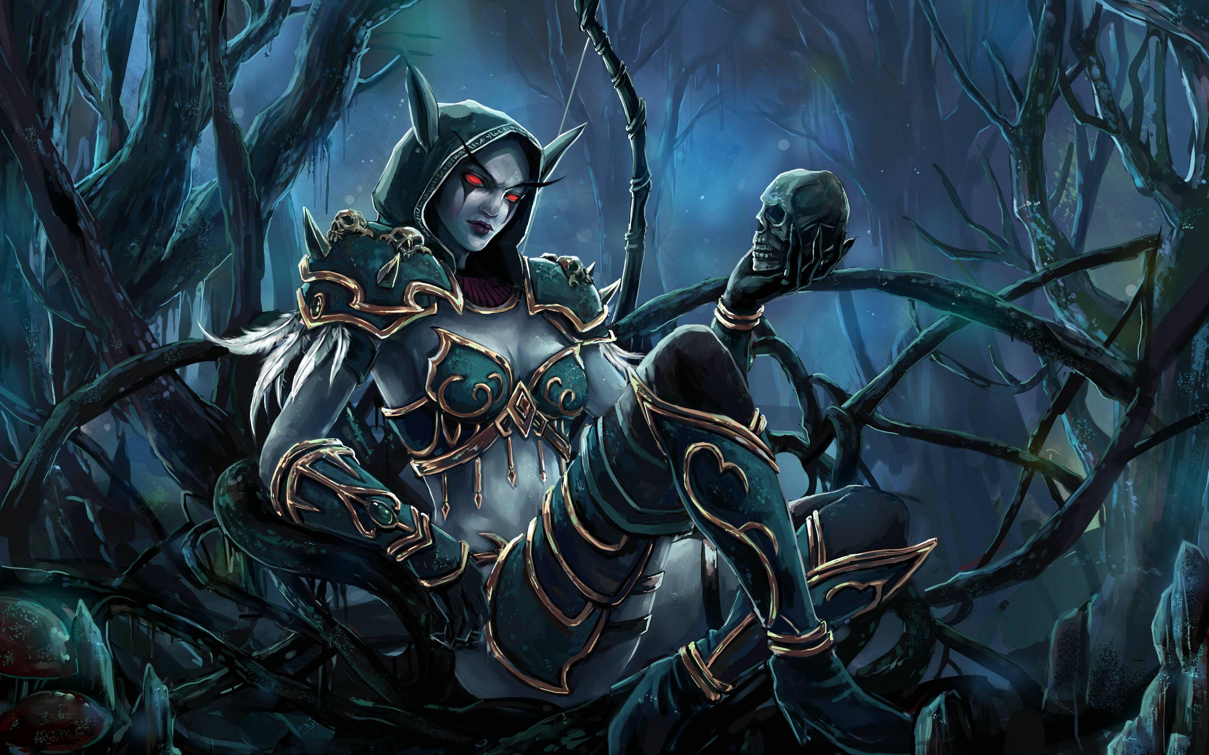 3840x2400 WoW Priest Background .