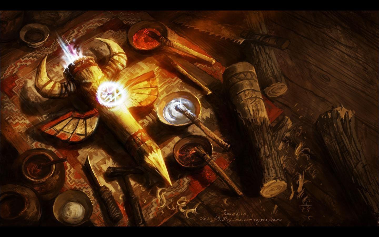 1440x900 Mobile and Desktop Wallpaper HD. Wow shaman, Warcraft art, Shaman