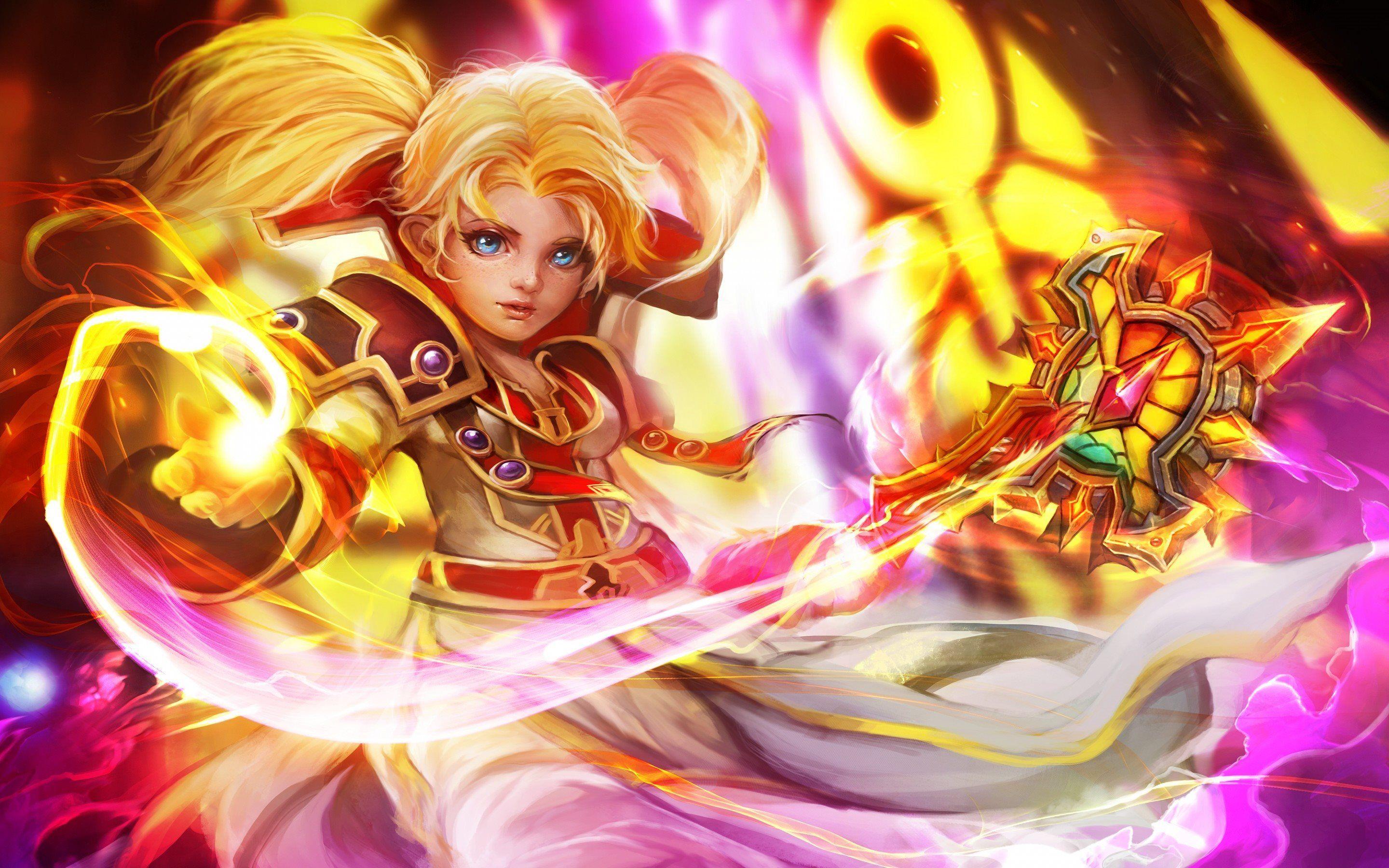 2880x1800 Download wallpaper Gnome Priest, characters, World of Warcraft, WoW for desktop with resolution 2880x1800. High Quality HD picture wallpaper