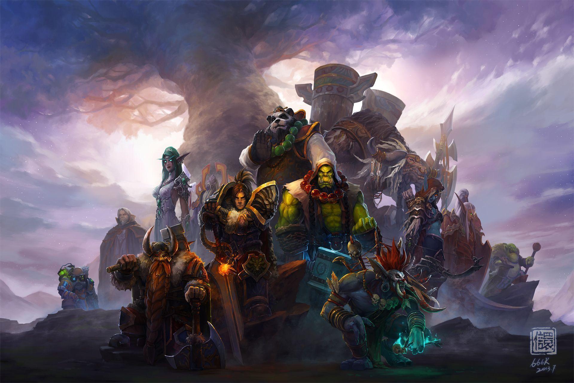 1920x1280 World Of Warcraft Warrior Wallpaper