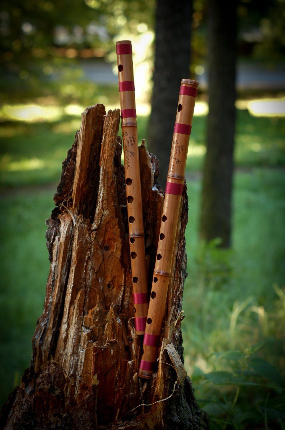 997x1500 Bamboo Bansuri Flute in C 45 cm. Etsy. Indian musical instruments, Flute, Native american music