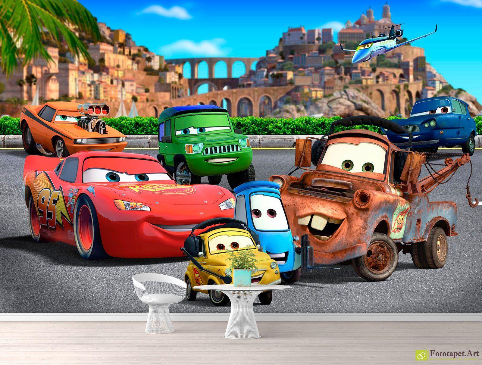 1600x1212 Mural Disney Cars HD Wallpaper