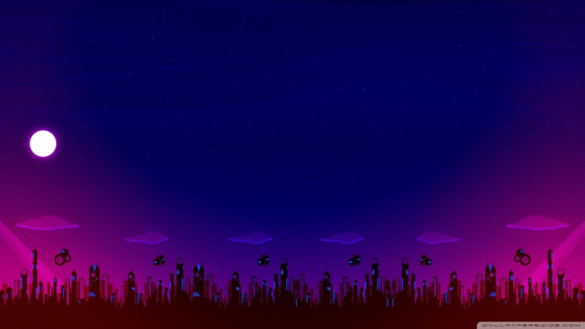 1920x1080 Free download Download City Night Illustration Wallpaper 1920x1080 [1920x1080] for your Desktop, Mobile & Tablet. Explore Ilustration Wallpaper. Ilustration Wallpaper