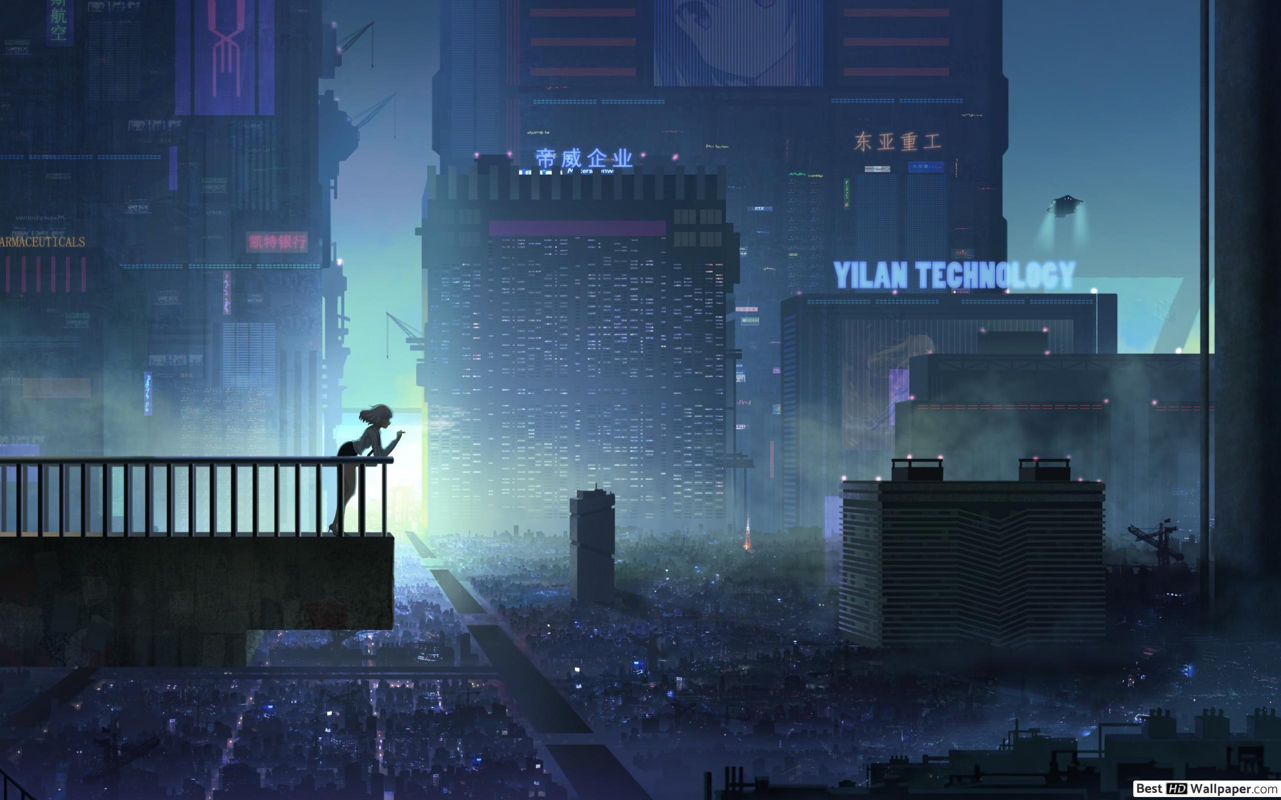 2560x1600 City At Night HD wallpaper download