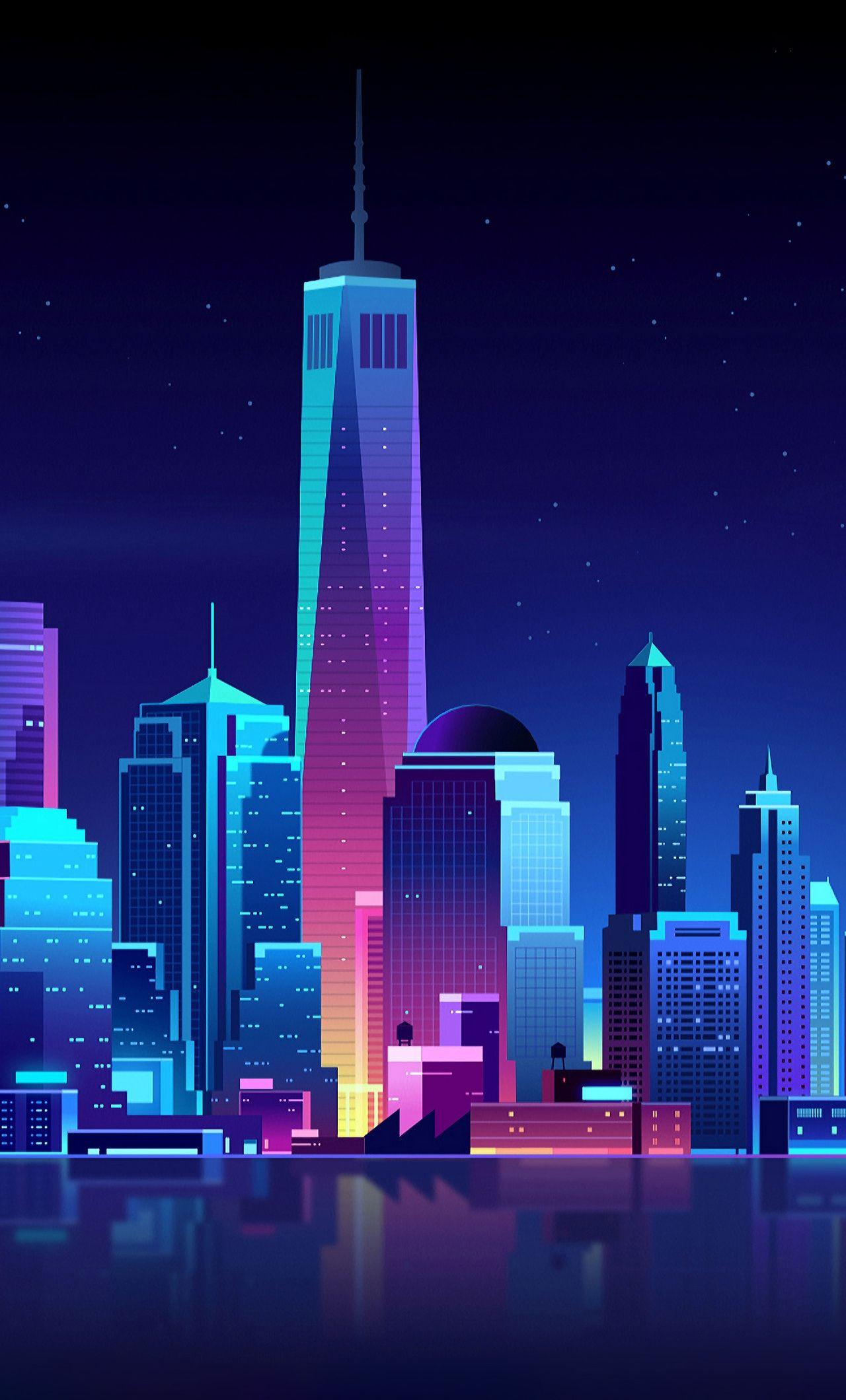 Cartoon City Night Wallpapers - Top Free Cartoon City Night Backgrounds