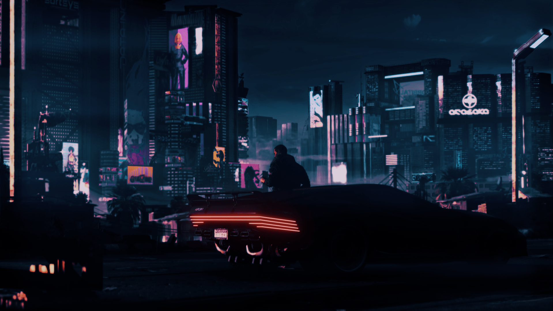 1918x1079 Animated City Wallpaper
