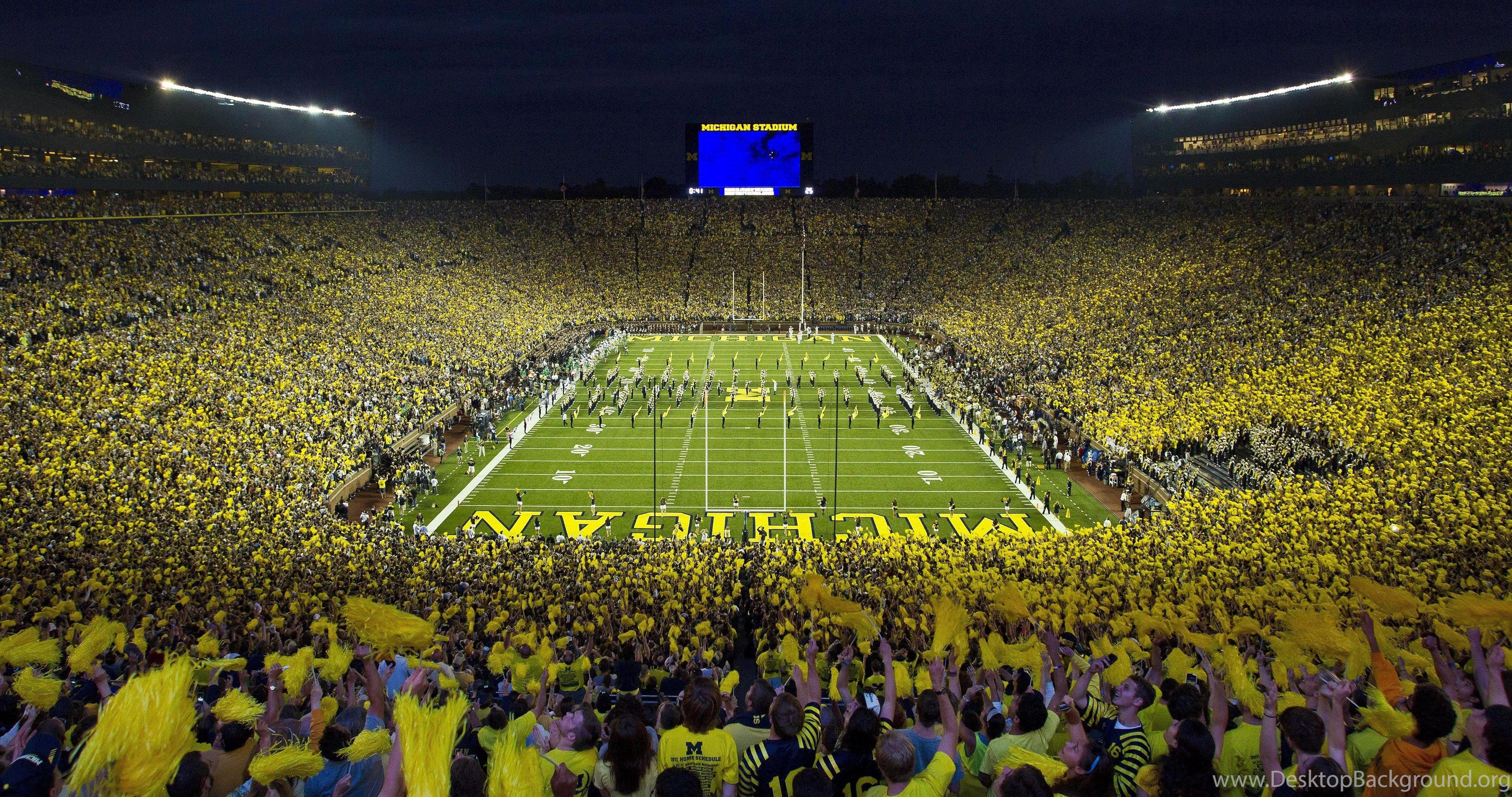 4096x2160 University Of Michigan Football StadiumFootball Is My Life. Desktop Background