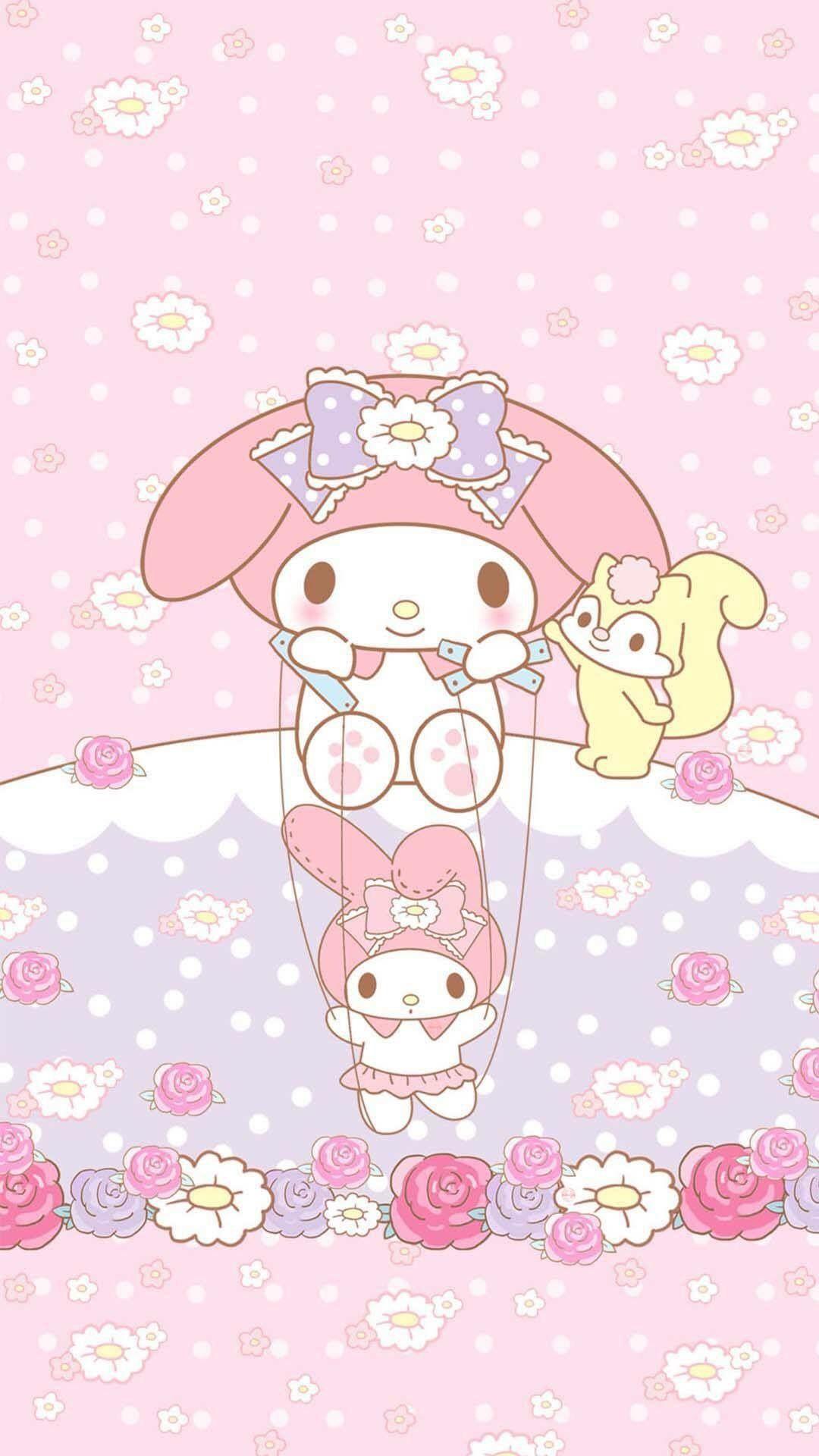 1080x1920 My Melody. My melody wallpaper, Hello kitty my melody, Hello kitty wallpaper