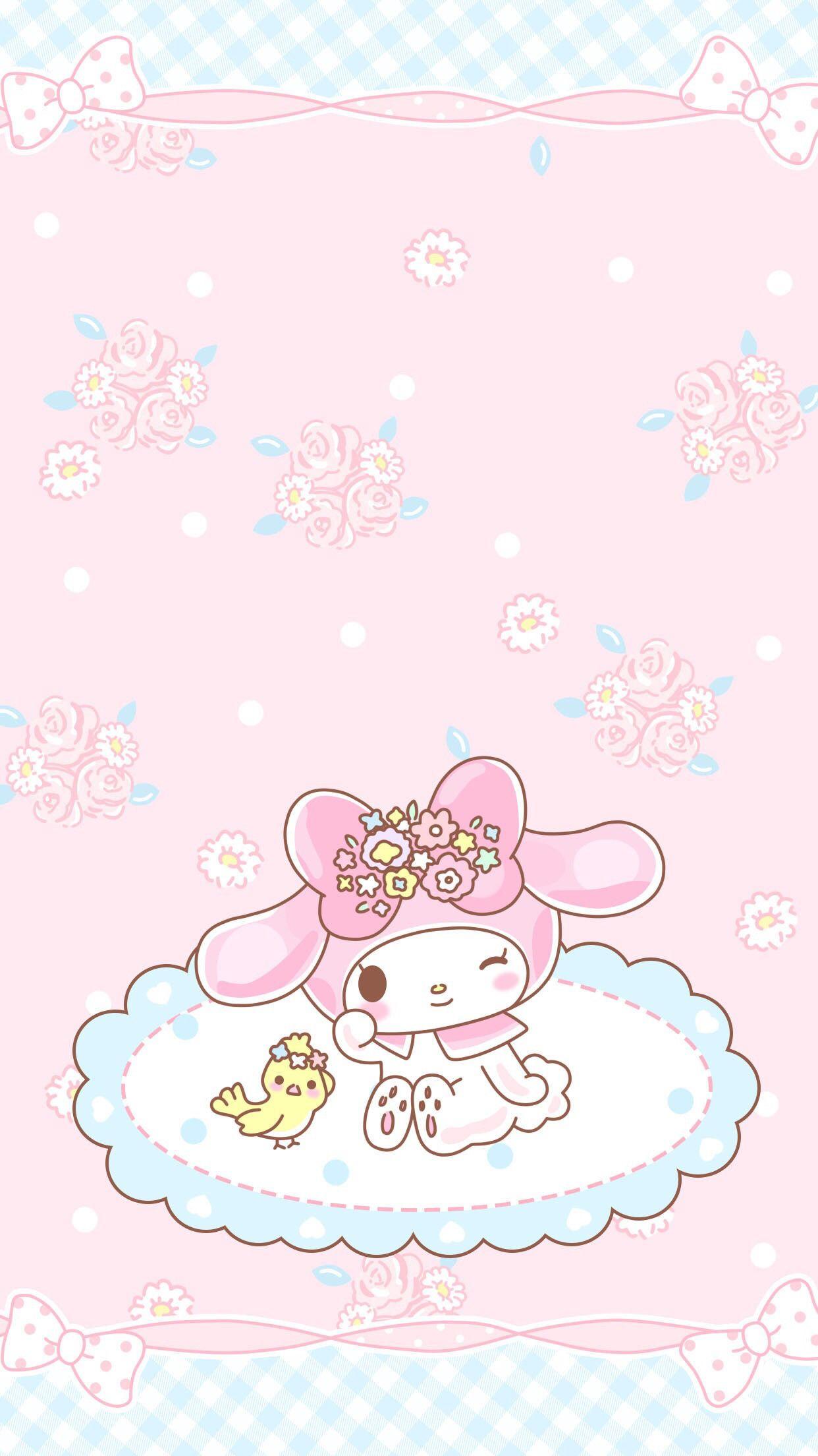 1242x2208 My Melody Wallpaper for iPhone