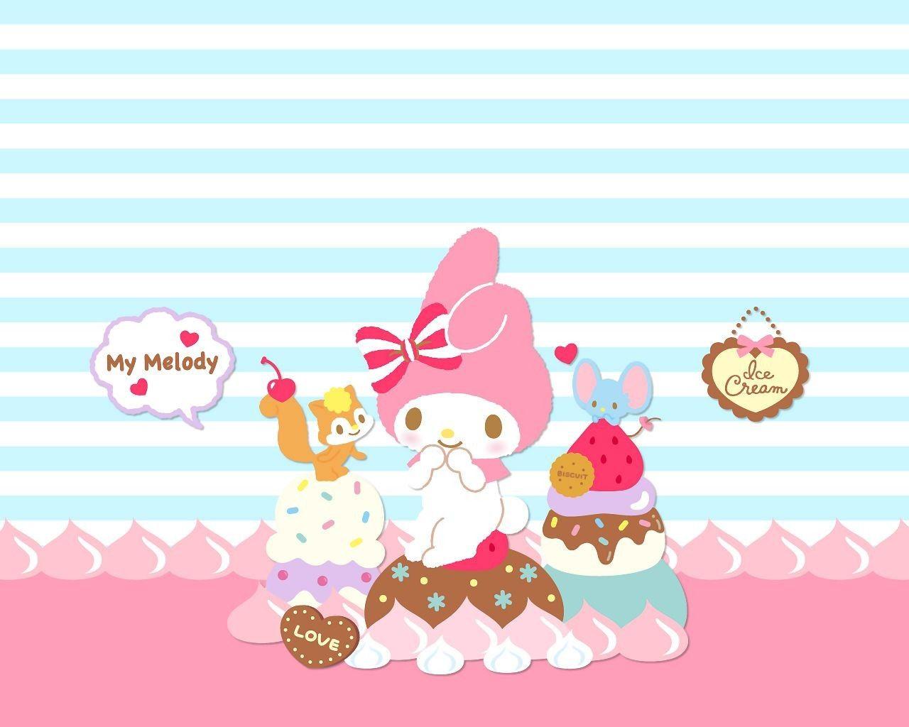 1280x1024 Kuromi Wallpaper